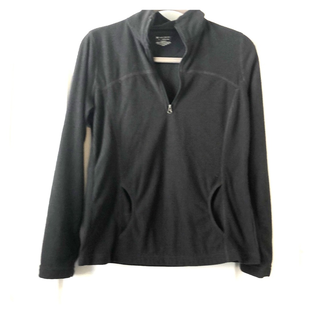 Gray Athletic 1/4 Zip-Up